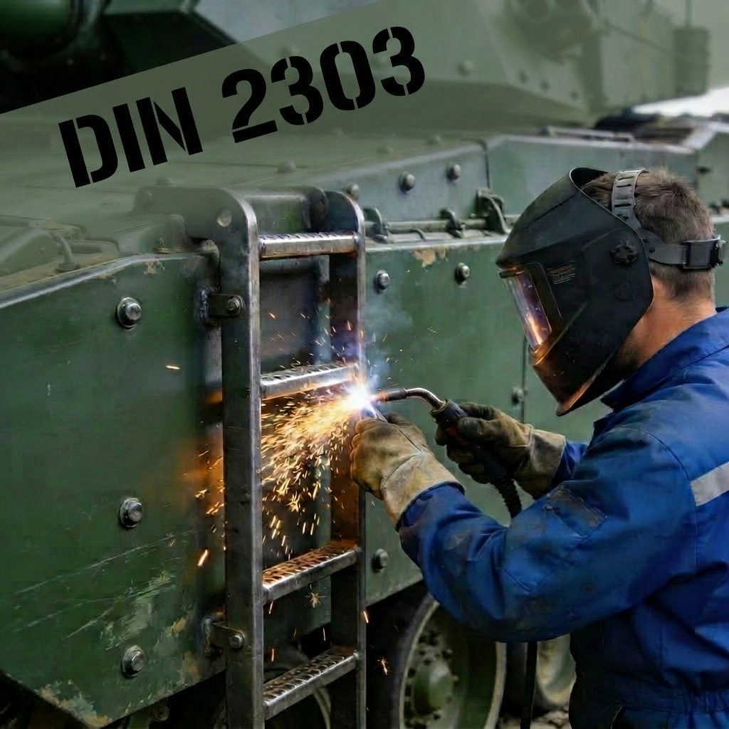 DIN 2303 – Schweißen wehrtechnischer Produkte